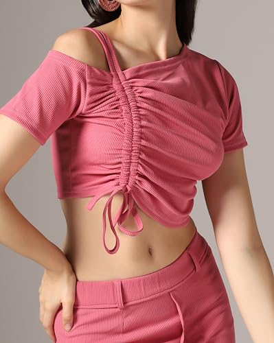 Image of TOPLOT co ord Set for Women Solid Top and Bottom
