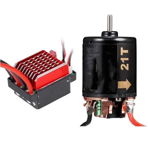 RCp[c For Axial For SCX10 For AXI03007 90046 For Traxxas For TRX4 TRX6 D90 1/10 60A uVt ESC 540 uVt[^[ 13T/21T/35T/45T/55