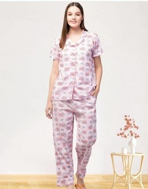 Elegant Women’s Night Suit with Stylish Design and Breathable Fabric for All Night Comfort-picture-56