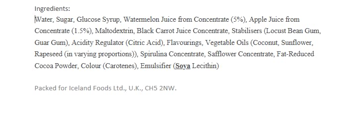 Rowntree's 4pk Watermelon Ice Lollies