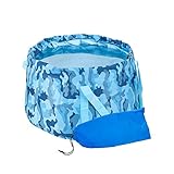 Tamaño: 50 × 58 × 35cm Cubo Plegable Cubo For Acampar Al Aire Libre Bañera Portátil For Niños Cubo De Almacenamiento De Agua 60 litros Gran Capacidad (Color : C)
