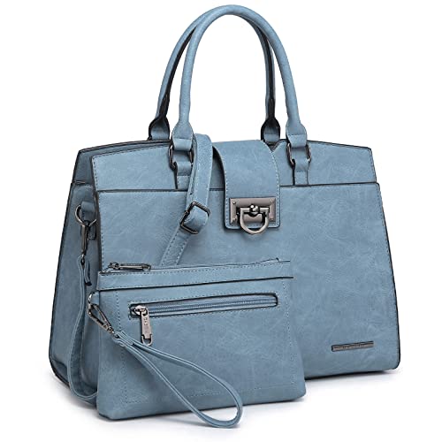 Bolso Satchel Monograma Dasein para Mujer Set 2 pzas miniatura 1