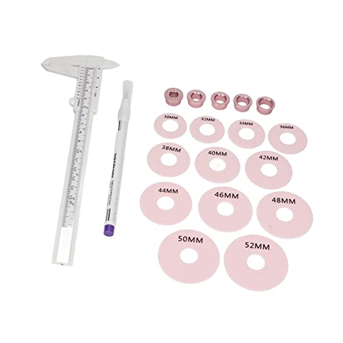 Set de medición 3D de areola con calibrador y anillos de silicona miniatura 6