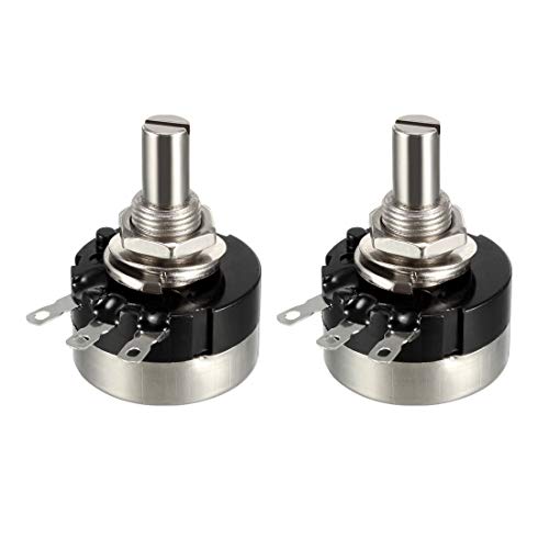 uxcell RV24YN20S 250K Ohm Variable Resistors Single Turn Rotary Carbon Film Potentiometer 2pcs