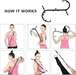Trigger Point Massager Back Massager Deep Muscle Massage Stick Home Use Trigger Point Myofascial Release Massage Tool (black)