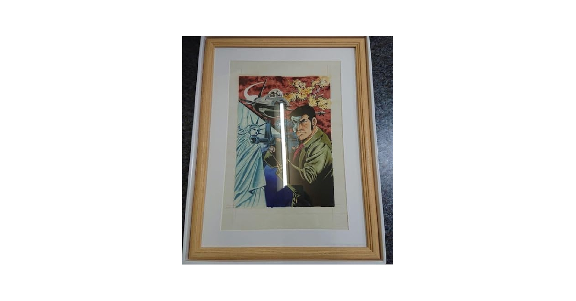 ゴルゴ１３　カラー複製原画(額装) Amazon.co.jp: ゴルゴ13 カラー複製原画額装 : ホーム＆キッチン