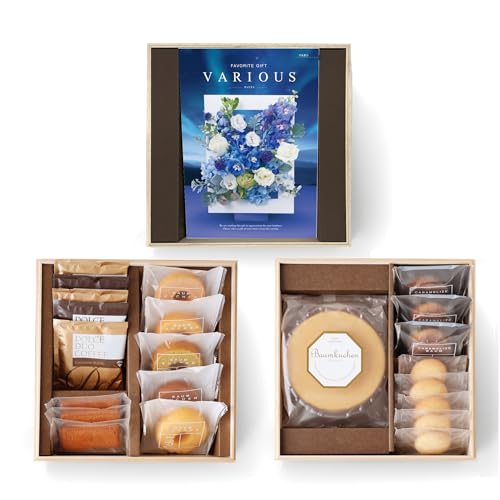 カタログギフト 豪華な木箱3段重 お菓子セット 総額24090円 お返し 内祝 お祝い 結婚 出産 お中元 お歳暮 ギフト プレゼント DAM-136