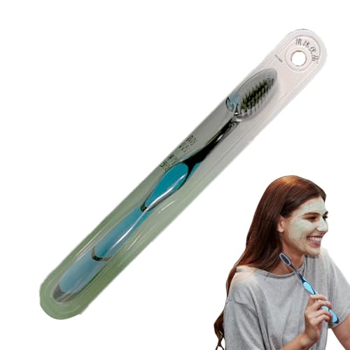 Reisenzahnbürste - Weiche Borstenzahnbürste | Ergonomische Handelkohlezahnbürste | 1pcs Zähneflecken Zahnbürste für Zuhause, Reisen, Übernachtungscamping, Schulwohnheim – Bild 7