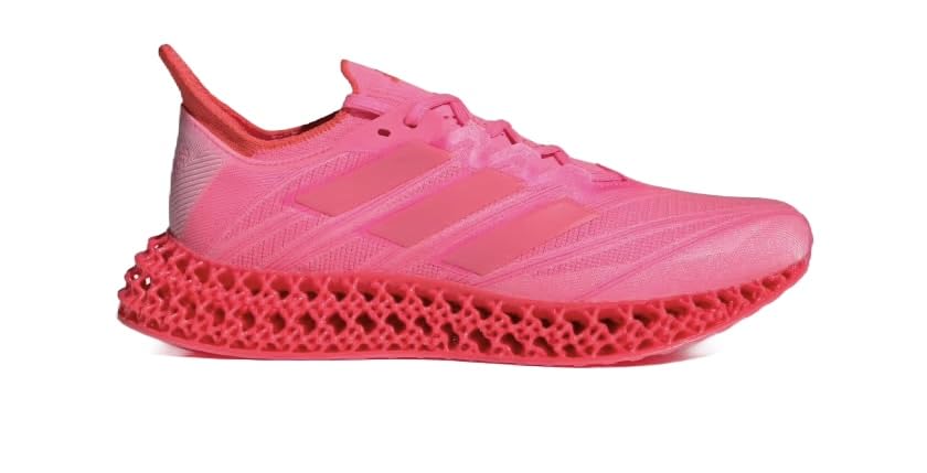 adidas Women's 4DFWD 4 Running Shoes, Lucid Pink/Bliss Pink/Semi Lucid Red, US 8 W