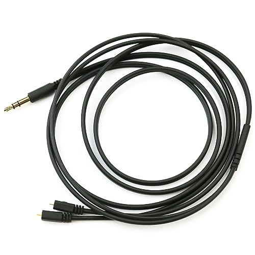 ZEZEFUFU 3.5mm Black Jack OFC Wire Earphone Replacement Cable for Ultimate Ears UE TF10 SF3 SF5 5EB 5pro TripleFi 15vm