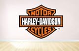 Compatible with Harley Davidson Motorbike Wall Sticker Decal wz16