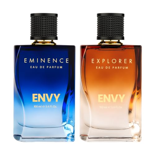 Image of Envy Eminence & Explorer Perfume For Men, 100 ML Each, Pack of 2 |Long Lasting Fragrance