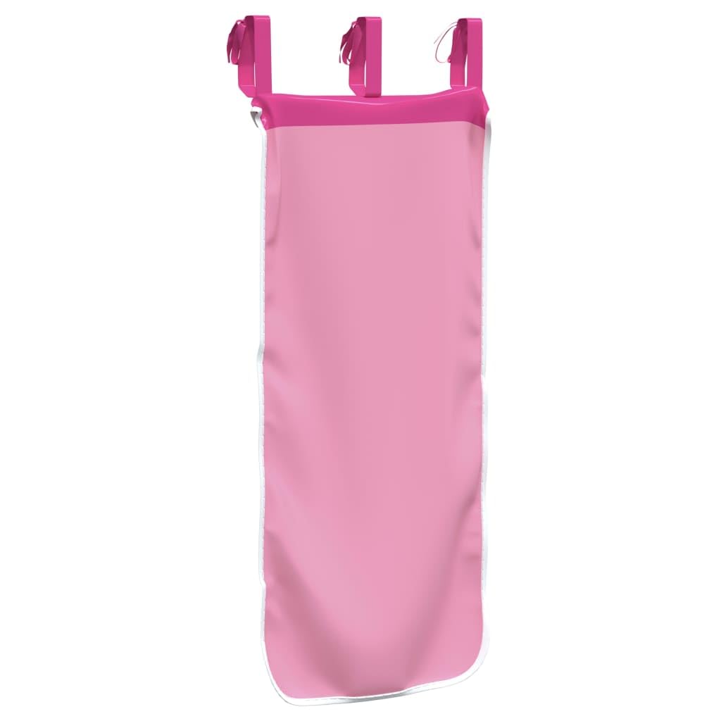 vidaXL Hochbett-Vorhänge für Kinder, Rosa, mit Tunnel und Turm, Verdunkelungsvorhang, Betthimmel, Sichtschutz unter dem Bett, Spielzelt, Kinderzimmer-Dekor