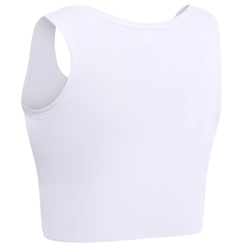 XUJI Binder per il seno Tomboy Cotton traspirante con elastico per donne transgender FTM