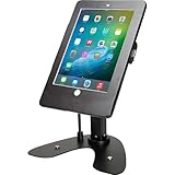 CTA Digital PAD-ASKB Dual Security Kiosk Stand with Locking Case & Cable for iPad 2017/2018/iPad Air/iPad Pro 9.7, Black