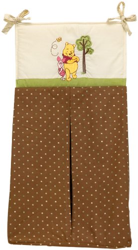 Disney Pooh Pooh's Day In The Park Diaper Stacker, Brown/Ivory (Discontinued by Manufacturer)