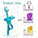 Pop Tubes Giraffe Fidget Toys for Kids, Telescopic Suction Cup Sensory Toys, Calming Anxiety & Stress Relief for Boys & Girls Ages 3–9, Fun Basket or Stocking Stuffer Gift - 4 Pack