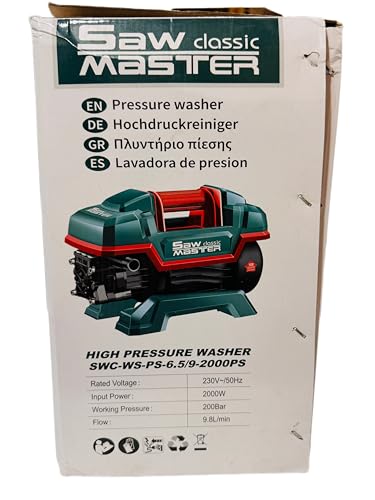Image of Generic Saw Master Car Washers 200 Bar, 2200 Watt Pressure Washer