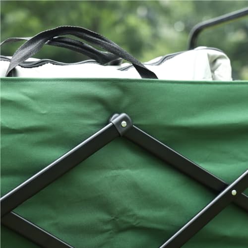 Outdoor-Trolley Campingwagen, Outdoor-Wagen, Faltbarer Campingwagen, Picknickwagen, Einkaufswagen, Gemüsewagen, Kleiner Wagen Gartenwagen – Bild 7