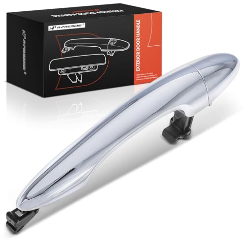 A-Premium Rear Left Driver Side Exterior Door Handle Compatible with Kia Sportage 2011-2016, Chrome, Replace# 82651-3W010-RL, 82652-3W030