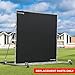 Fortress 4m x 4m Replacement Sight Screen Mesh – 250GSM Lightweight & Durable Replacement Mesh Panels [3 Colors] (Black and White)