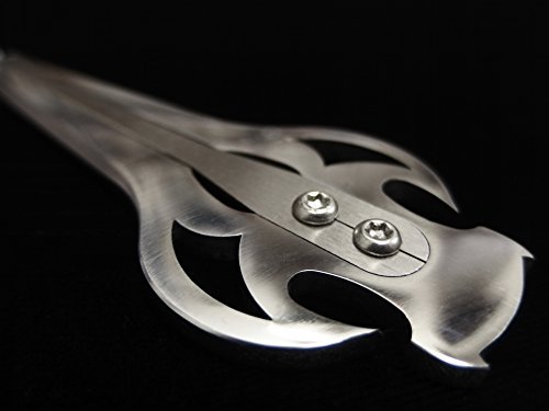 Shamanicshop Jew's Harp by V.Kholniy / Batman / - Professional Mouth Musical Instrument (Jaw Harp) - Stainless Steel, Silver
