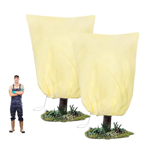 SORANGEUN 80&rdquo;(W) x95&rdquo;(H) Plant Covers Freeze Protection, 2.8oz/yd&sup2;Heavy-Duty Tree Covers...