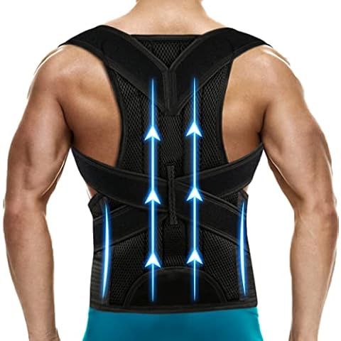 ABACKH Back Brace Posture Corrector for Women and Men - Adjustable Posture Back Brace for Upper and Lower Back Pain Relief - Improve Back Posture and Lumbar Support, X-Large(Waist:37-42 Inches) Cover