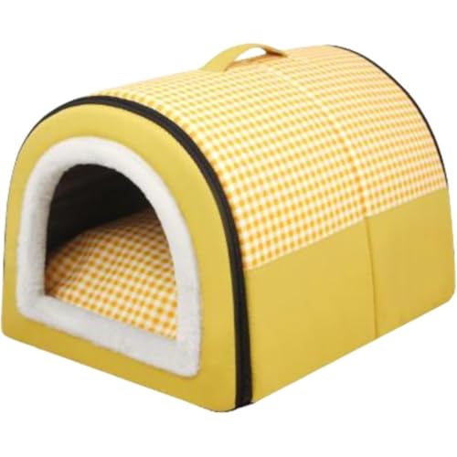 Medalboy ペットベッド ドーム型 ペットハウス 犬猫用 犬 ベッド ドーム 室内用 冬用 ふわふわ 洗える クッション付き 屋根付き 猫ハウス 犬 ハウス ペットベッド 犬用ベッド 犬小屋 オールシーズン ペット用品 (XL,ダークグレー)