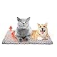Katzendecke Selbstheizend Flauschig – Katzenbett & Wärmedecke für Katzen | Waschbares Katzenkissen | Heizkissen Kabellos | Katzen Sofa Fensterliege geeignet 40 x 50 cm