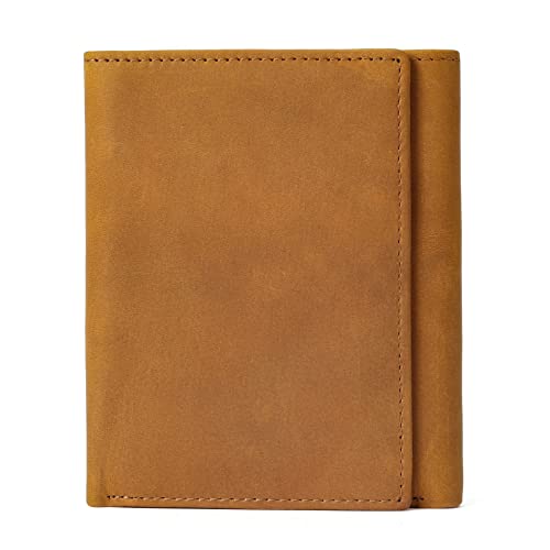 Engraved Leather Wallets for Grandson, Leather Tri-fold Wallet for Men, Gifts To My Grandson from Grandma Nana, Birthday Graduation Wedding Xmas Gifts (Enjoy the Ride from Nana)2