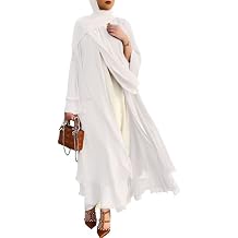 women's muslim prayer chiffon open dress abaya dubai turkey islam kaftan islamic ramadan eid mubarak women s robe with hijab