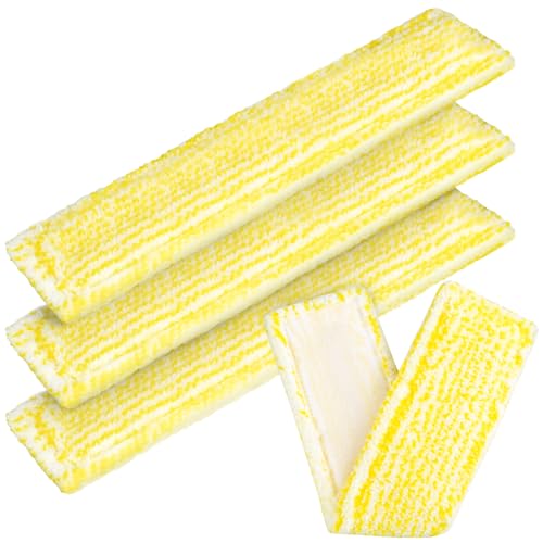 Ancable Juego de 4 cabezales de microfibra para limpiacristales Kärcher WV, 4 piezas de repuesto de microfibra compatibles con aspiradoras Kärcher WV2 WV5 WV6 Plus Premium