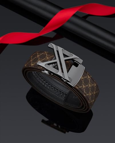 VANNANBA Letter Y Belt for Men,Luxury Stylish Designer Ratchet Belts for Dress Casual Pants - Image 3