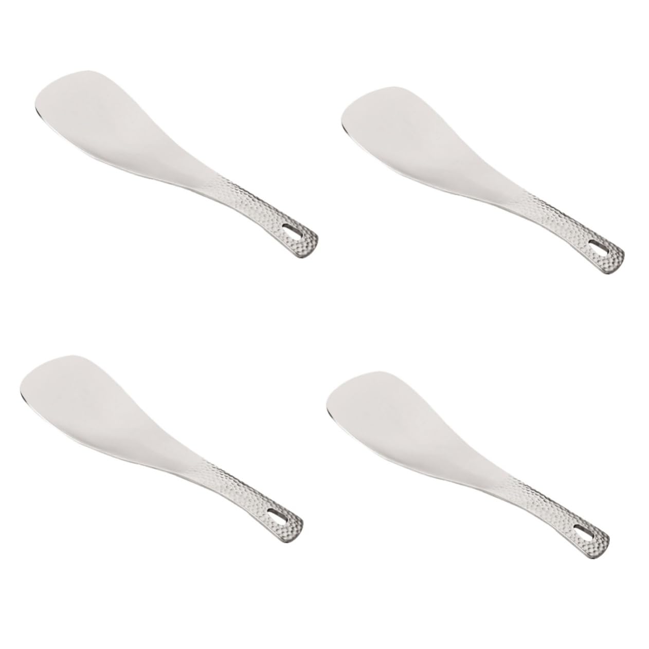 BESPORTBLE 4pezzi Cucchiaio Titanio Per Campeggio Posate Leggere e Resistenti Per Outdoor Strumenti Da Tavola Portatili Per Picnic e Avventure