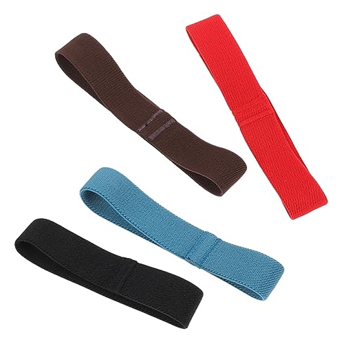 ULTECHNOVO 4 piezas Correas Elásticas de Nylon para Sujetar Fiambreras Bandas Coloridas y Resistentes para Tarteras de Comida el Trabajo Camping y Picnic