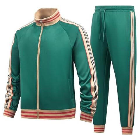 PYALT Men's Velour Tracksuit Set Cover