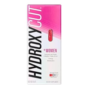 Hydroxycut +Women – 60 Rapid-Release Liquid Capsules – includes Biotin, Collagen, Folate & Iron