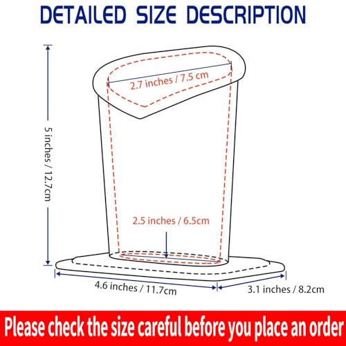Image of Pack of 2 Plush Lined Eyeglasses Holder Stand Protective Glasses Case For Desks Or Nightstands