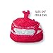 Generic Traditional Royal Kings Hat Cap | Benin King Traditional Attire, Crochet Cap, Wool Hat. (US, Alpha, One Size, Red and White)