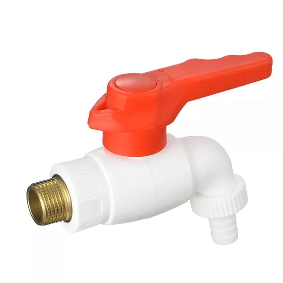 DB Branded PVC Plastic Turkey White Nozzle Bib Cock Tap for Bathroom Kitchen Garden (1/2 INCH, 1) (B0CLD7Q8JQ) Amazon Price History, Amazon Price Tracker