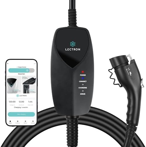Lectron Portable Level 1 J1772 EV Charger with Wi-Fi/App Control ...