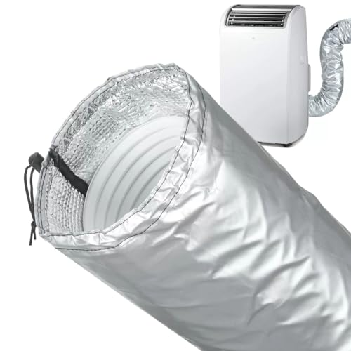 Manguito De Manguera De Aire Acondicionado,Cubierta De Aislamiento Térmico Portátil Para Manguera De Aire Acondicionado | Cubierta Protectora Ajustable Para Conducto De Escape Para Hogar, Hotel