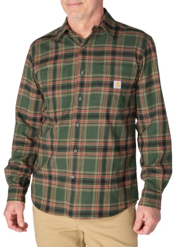 Image of Carhartt Men's Hamilton Relaxed Ls Plaid Shirt