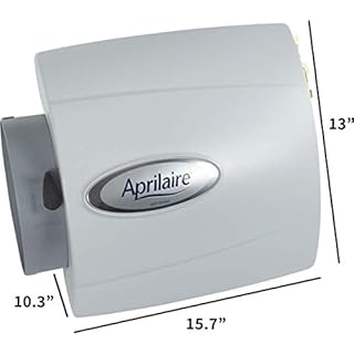 Aprilaire 500MK - Small to Medium Capacity Bypass Humidifier with Manual Control with Installation Kit