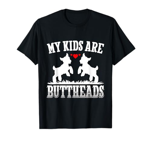 Mes enfants sont des fesses Funny Goat Lover Goat Mom Farmer T-Shirt