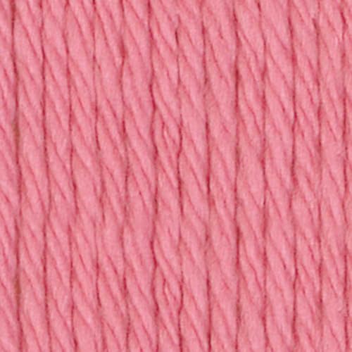 Lily Sugar 'N Cream The Original Solid Yarn - Medium Gauge 100% Cotton - 2.5 oz - Rose Pink - Machine Wash & Dry