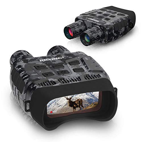 Rexing B1 (Digital Camo) Night Vision Goggles Binoculars With Lcd Screen,Infrared (Ir) Digital Camera,Dual Photo + Video Recording For Spotting,Hunting,Tracking Up To 300 Meters,Rexing-B1-Dc #TOP4
