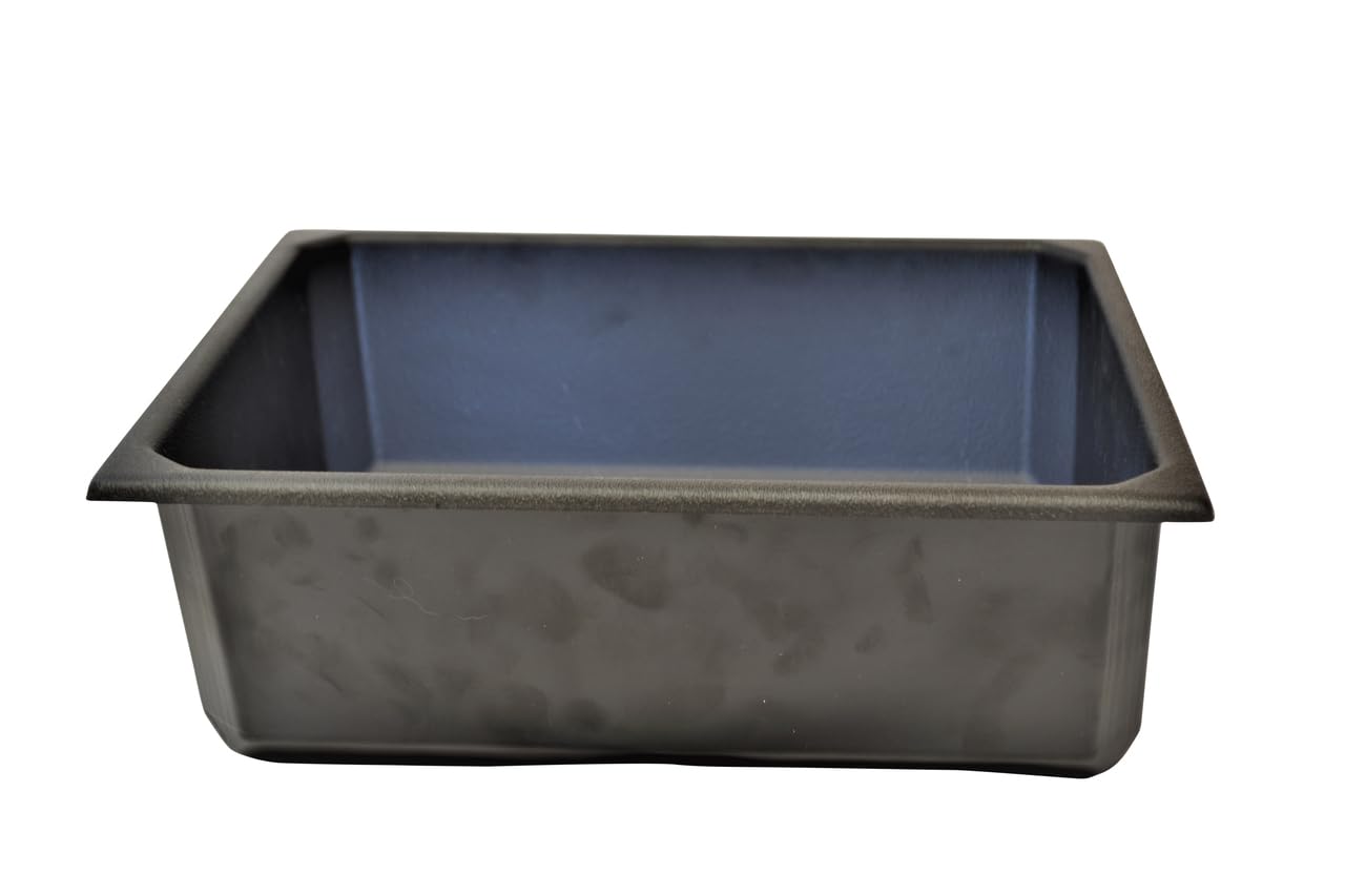 FR Black Plastic Storage Tub, 4.5