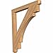 Ekena Millwork BKT04X44X44MRC04SWR Merced Craftsman Smooth Bracket, 3.5" Width x 44" Depth x 44" Height, Western Red Cedar